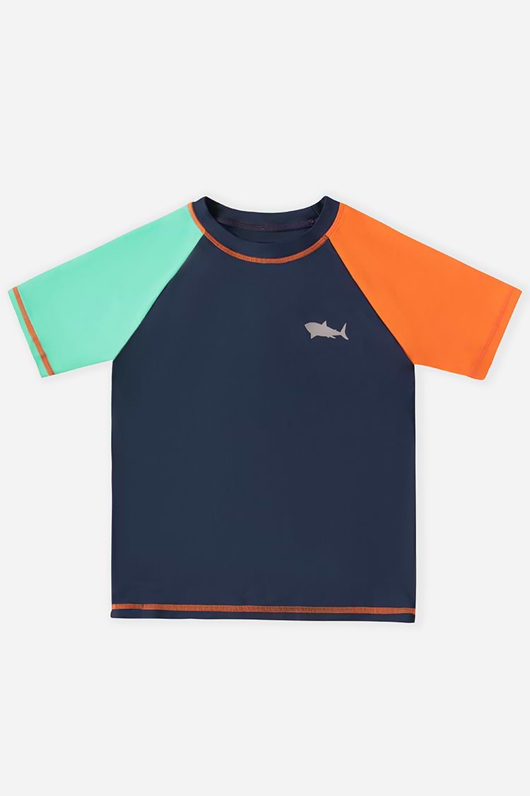 Camisetas de nadar Rashguard Mangas cortas para chicos