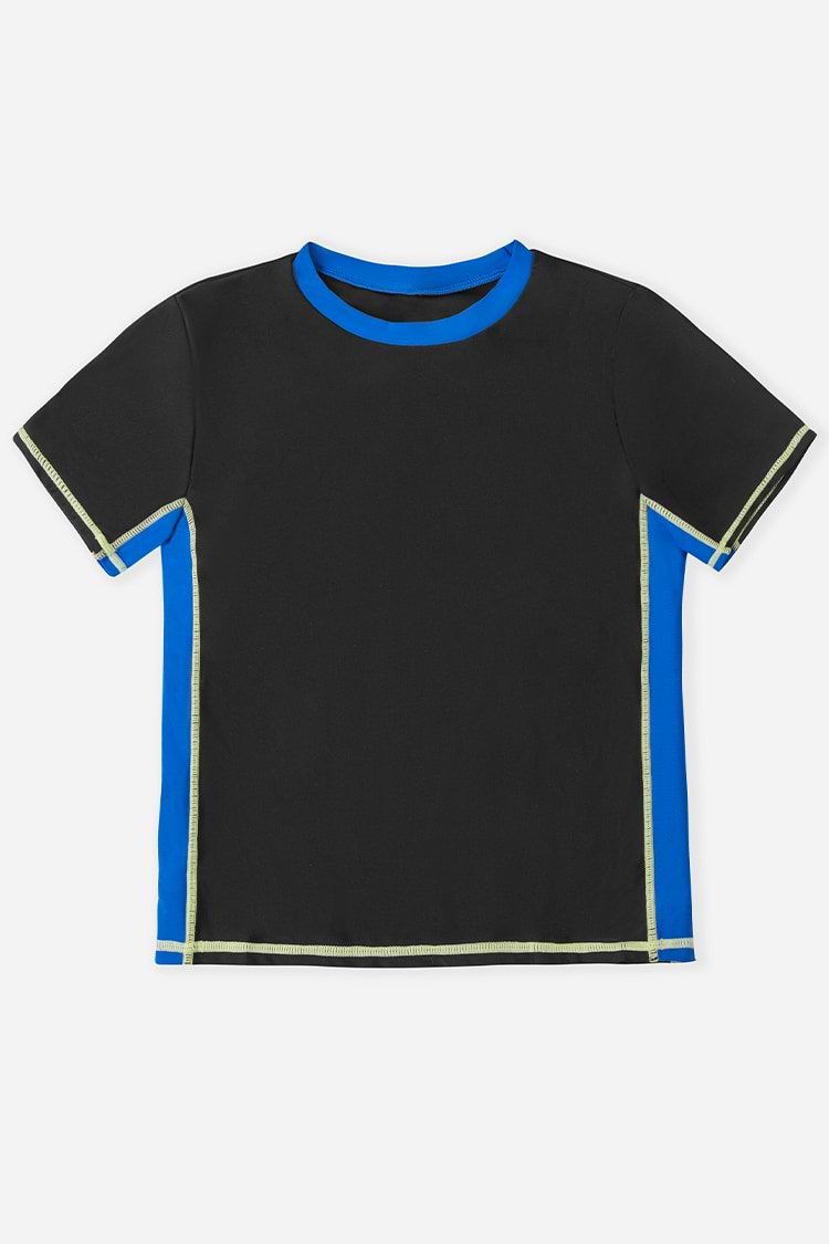 Jungen Schwimmshirt in Farbblock