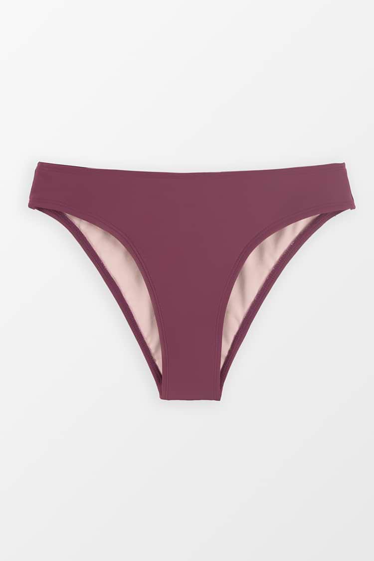 Klassische Hipster-Bikinihose mit Standard Taille