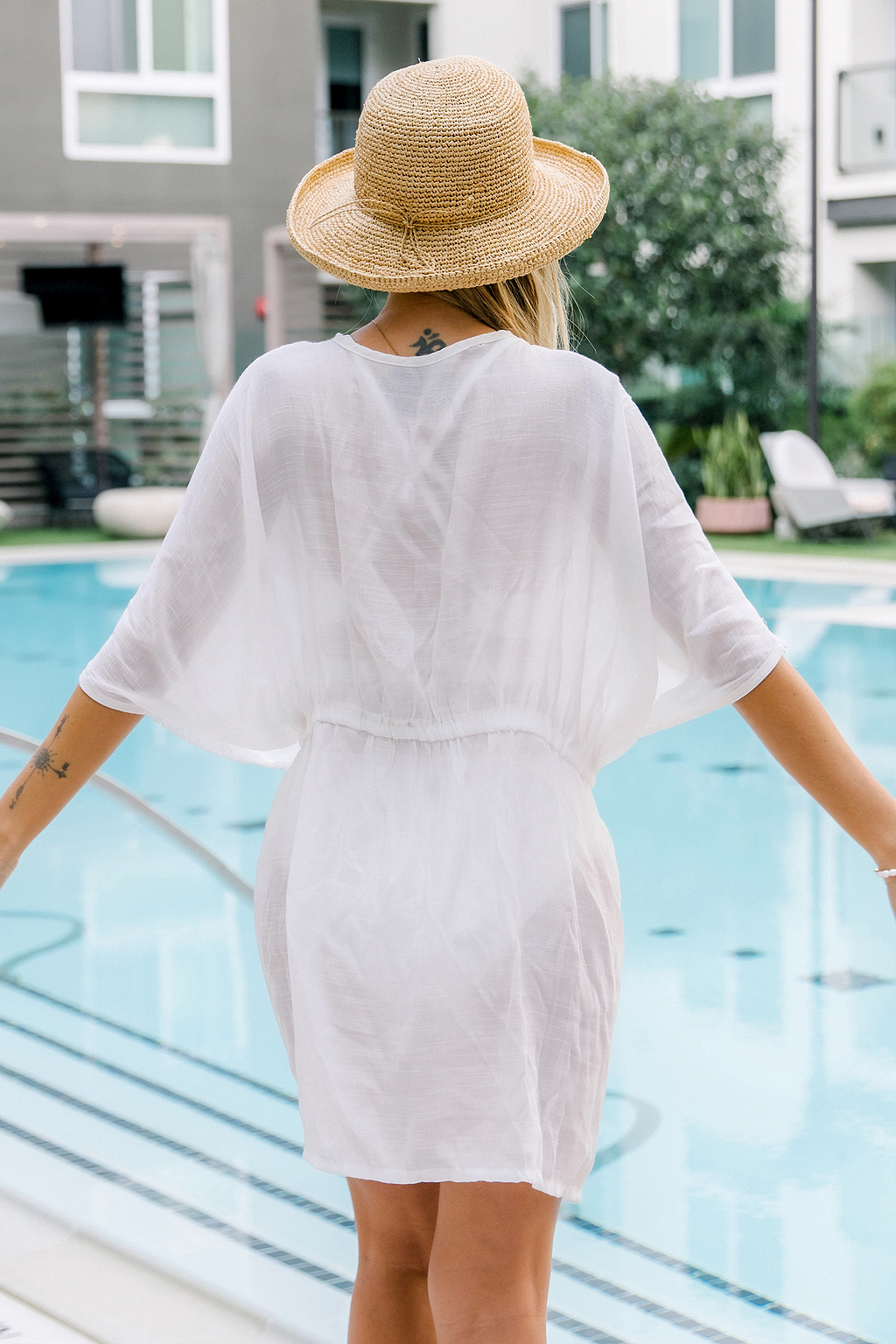 Kimono con Borla y Encaje