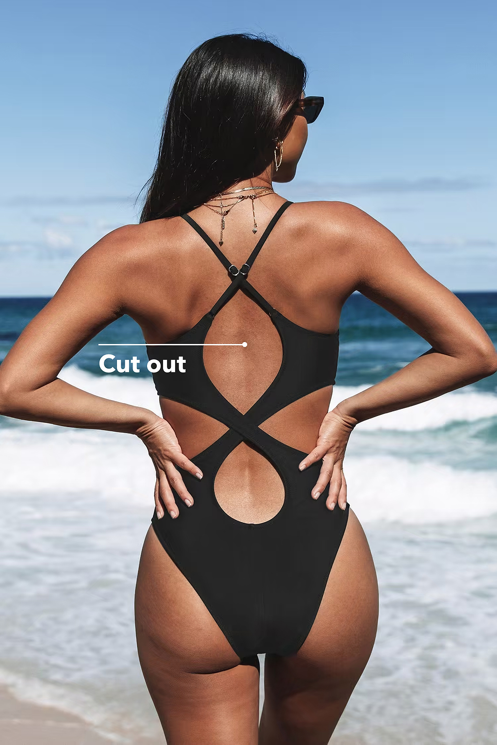 Bañador Kasey con abertura en la espalda