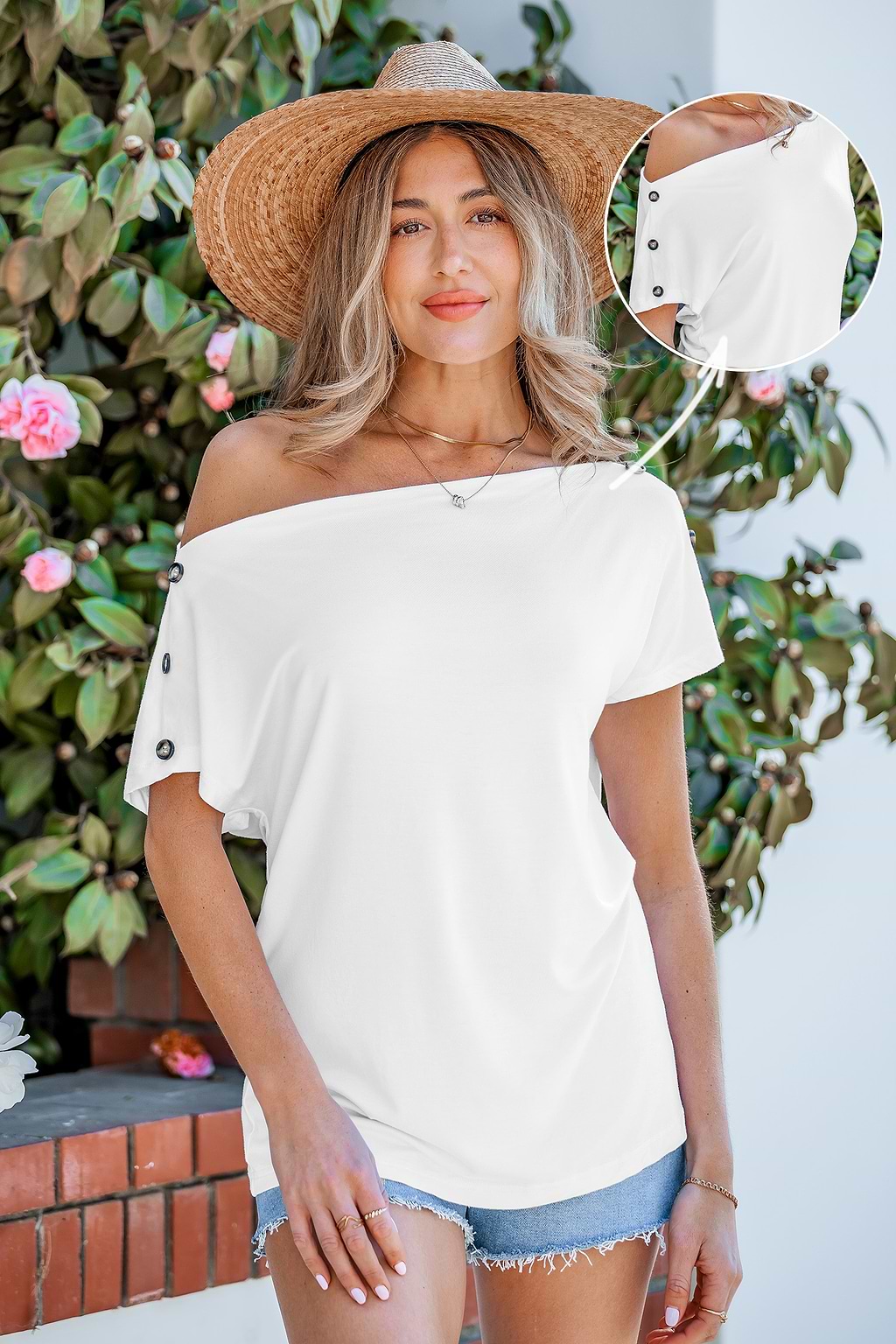 Classic Boho White Top