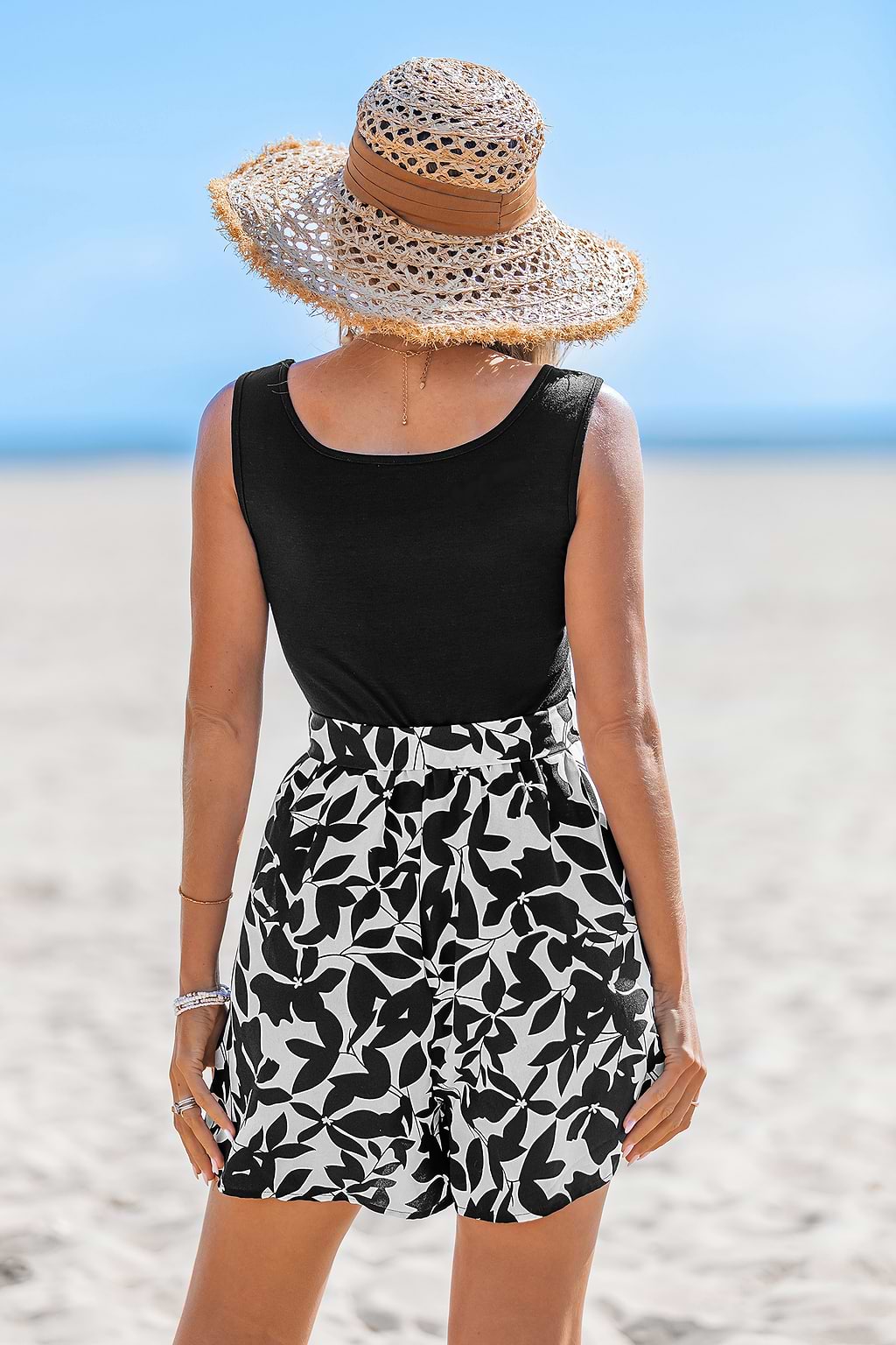 Timeless Ease Floral Romper