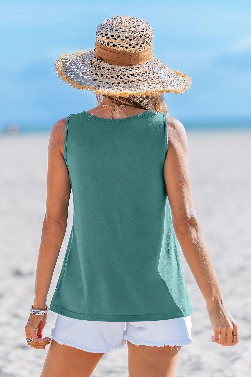 Sunkissed Dreams Green Top