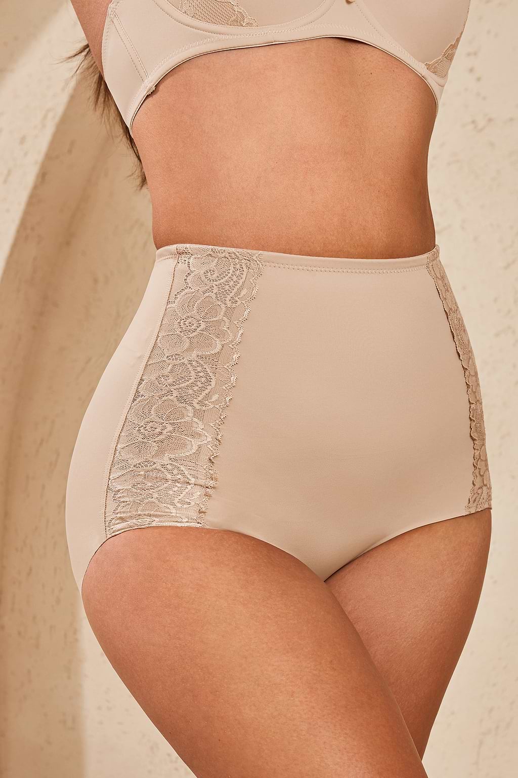 Laced In Nude Shapewear Briefs