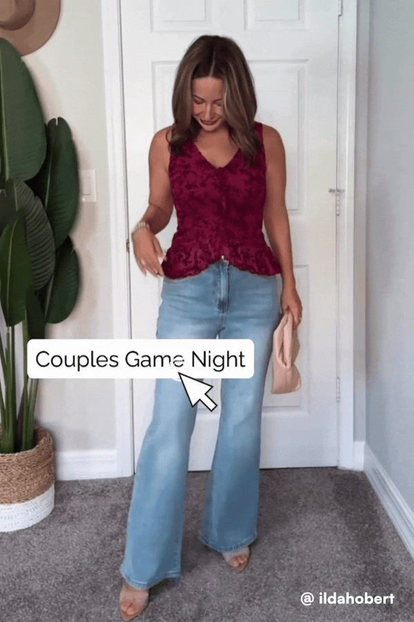 x Renee & Elisha Herbert Rose Jeans