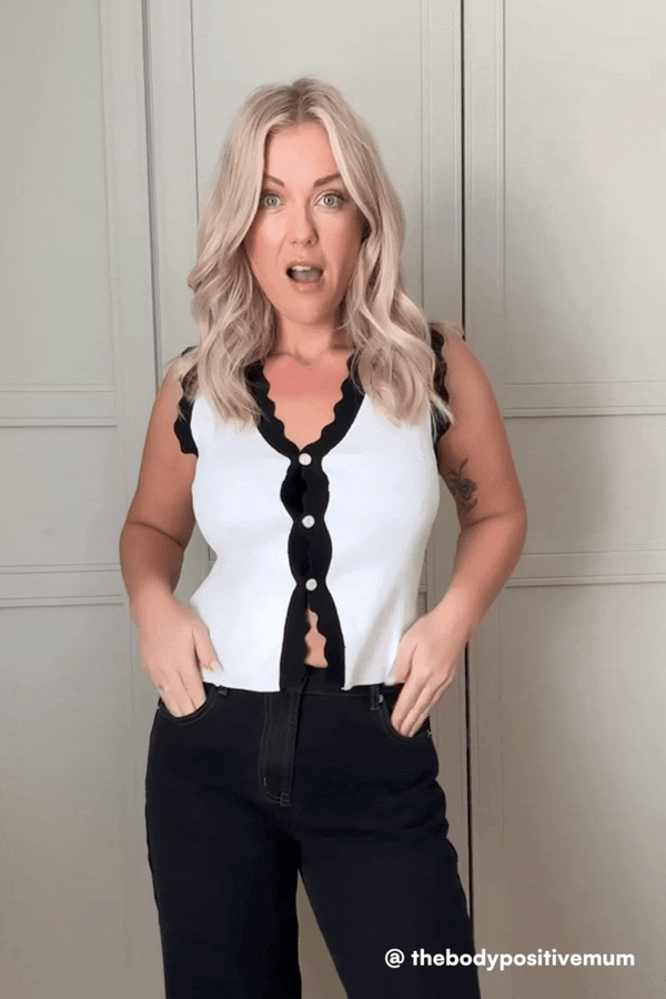 x Renee & Elisha Herbert Yours Truly Sweater Vest