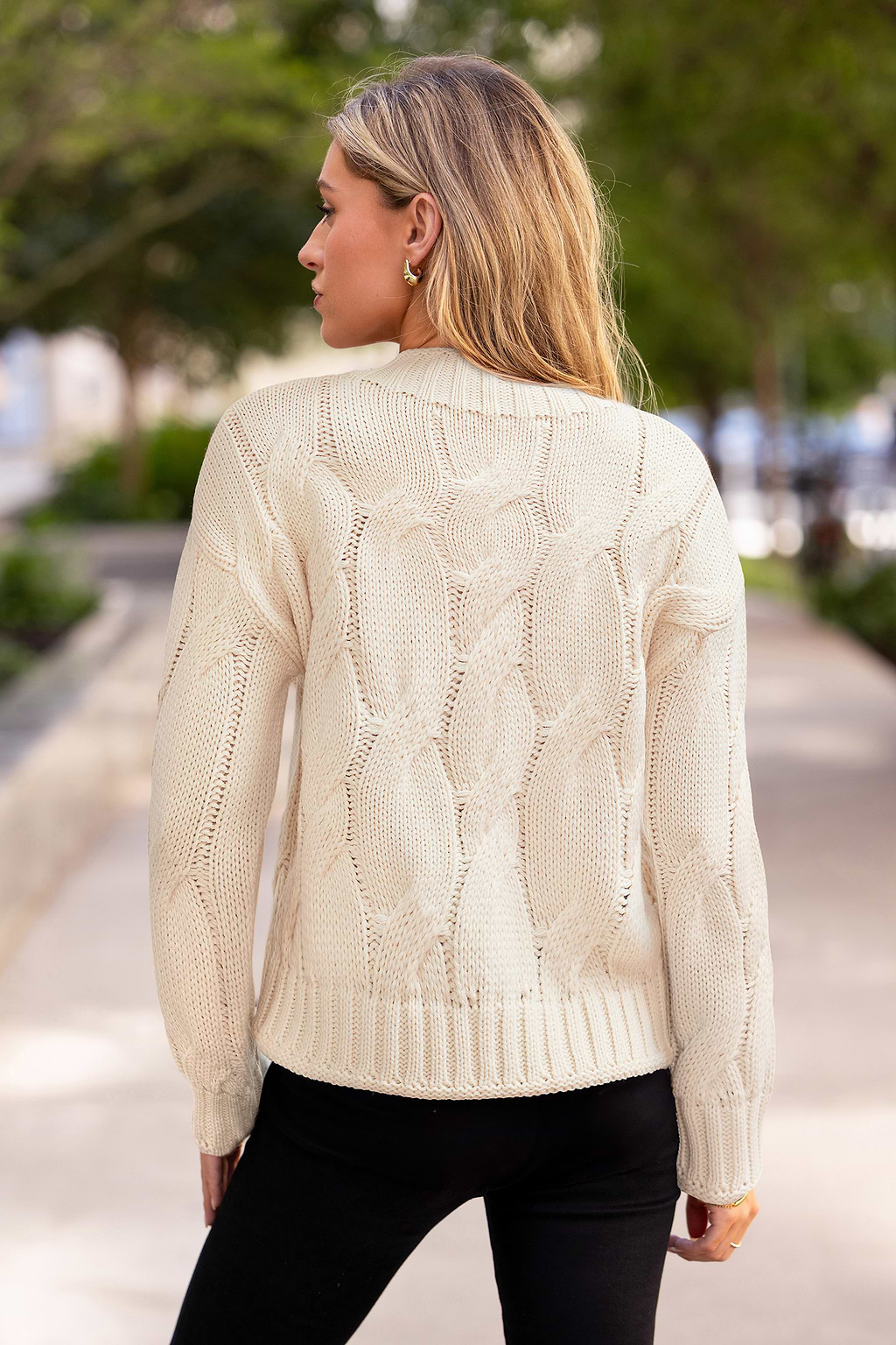 Cozy Glow Cream Sweater