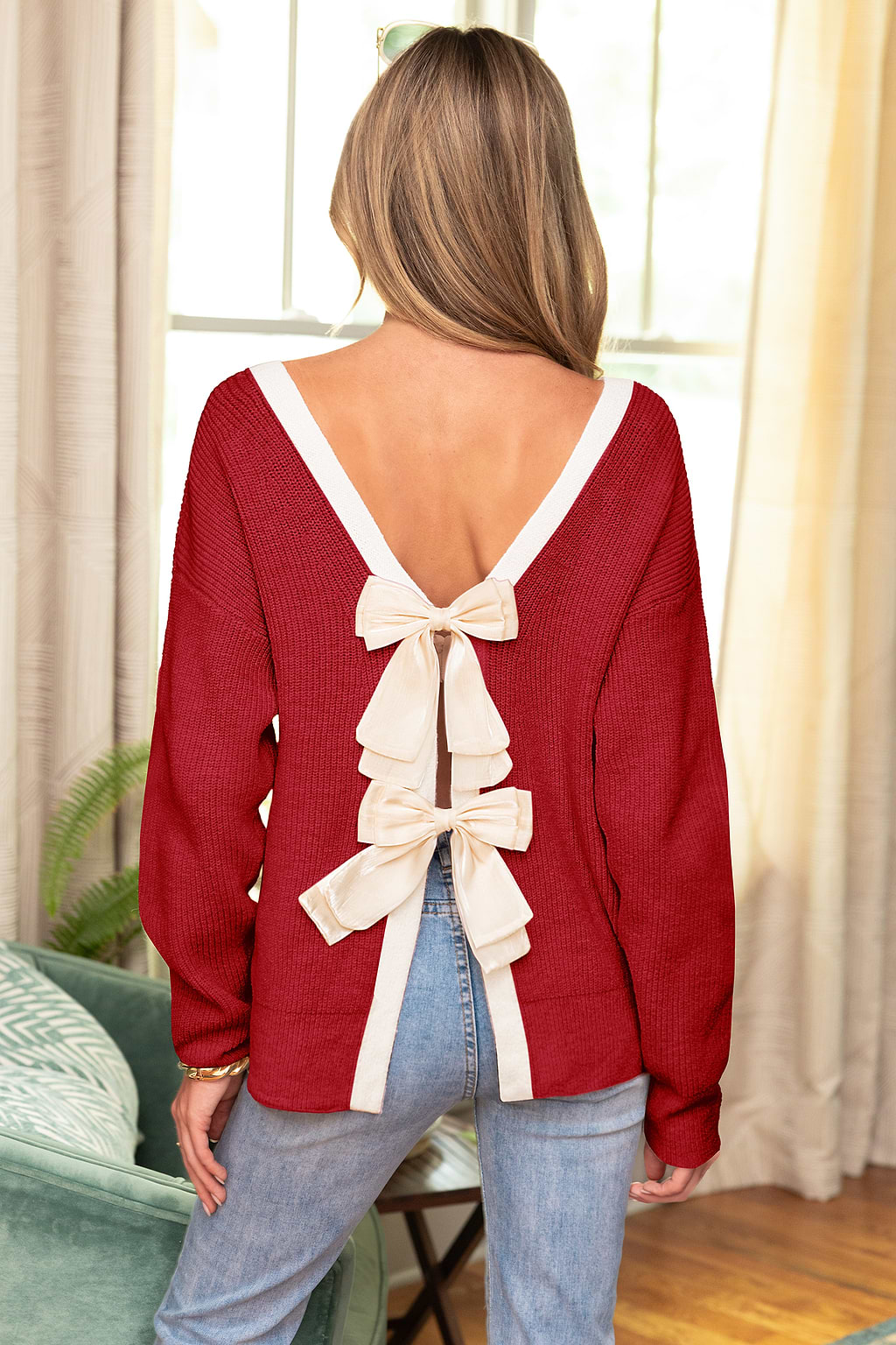 Warm & Bright Red Sweater