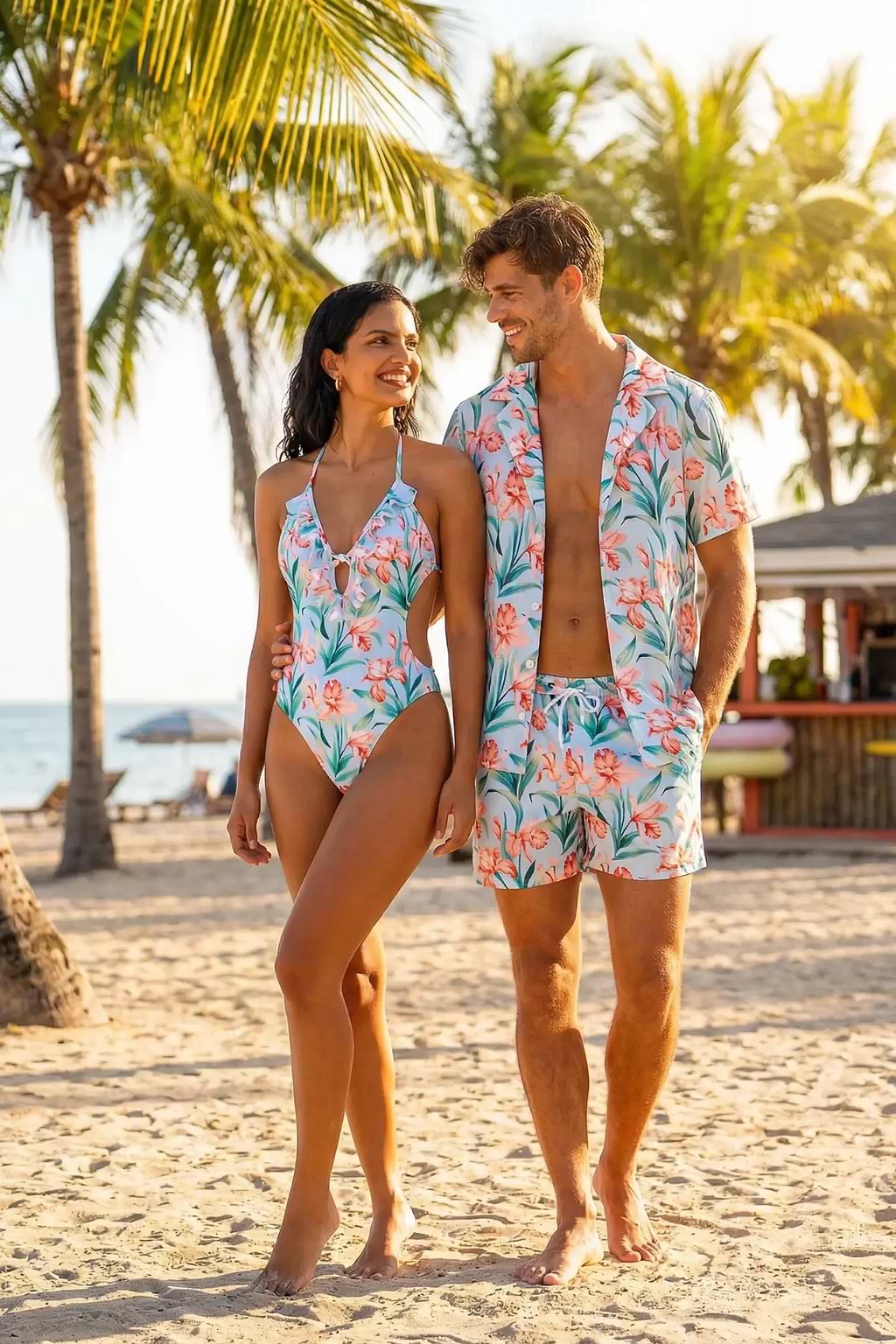 Cold Front Floral One-Piece Swimsuit
