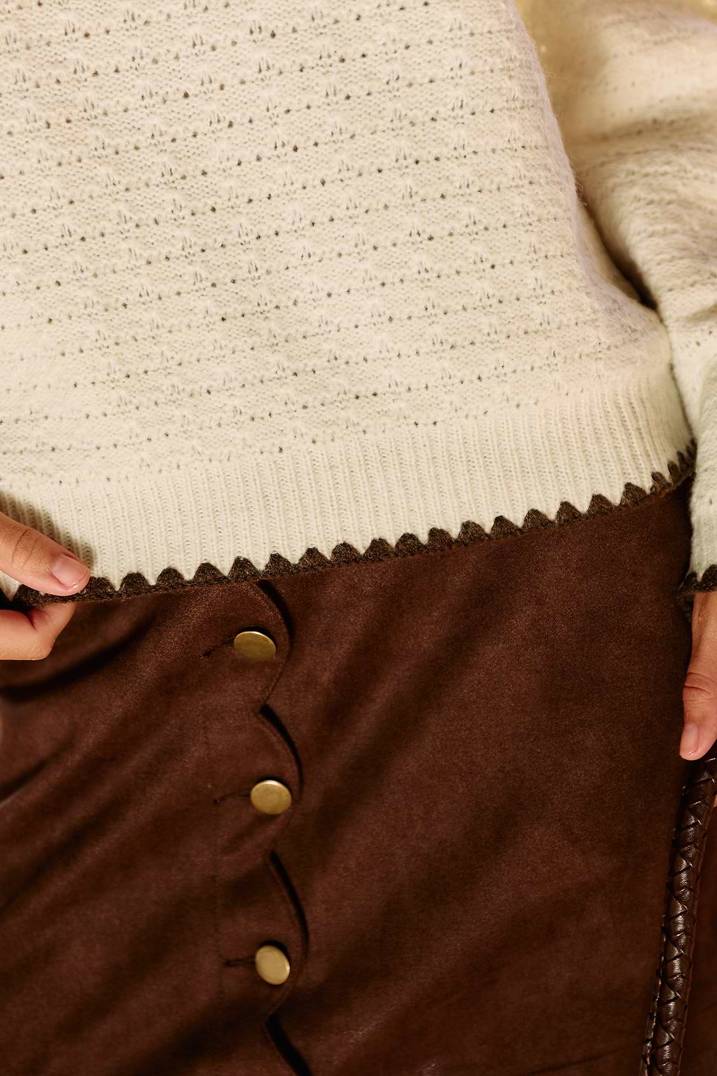 Looking Good Beige Sweater