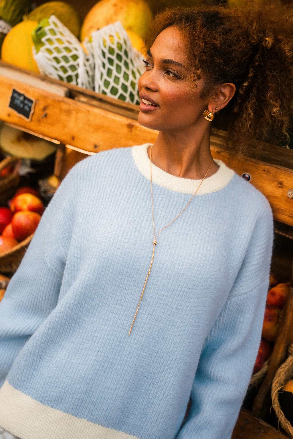 Frosted Blue Sweater