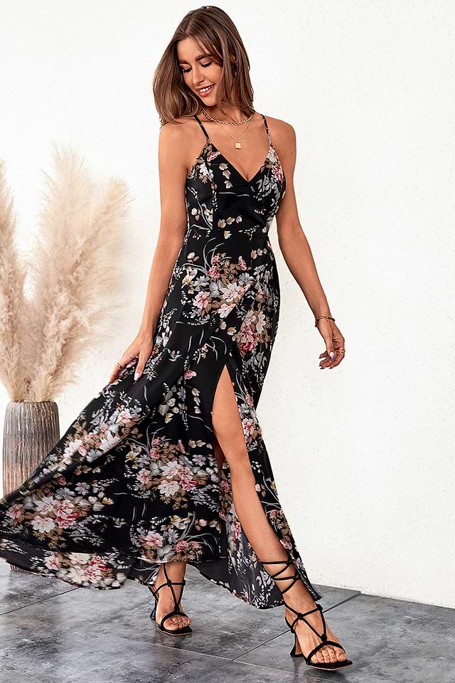 summer dress slip How to Style a for Any Occasion Structured bodice Hermine Thin Straps Tie Waist