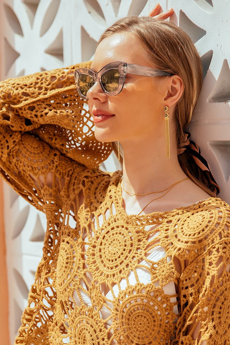 Quadratische Sonnenbrille