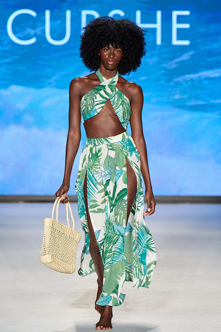 Neckholder Elastische Taille Maxi Coverup Set