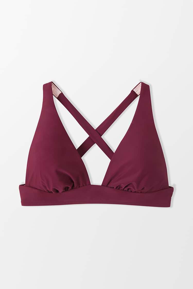 Bikini top rojo Tall Tri