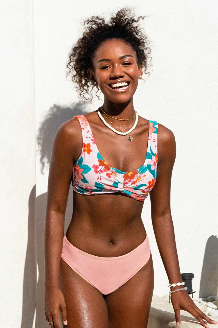 Bas de bikini rose