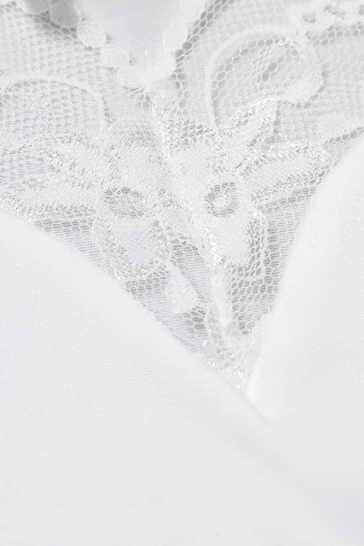 Antonella Contrast Lace Sleeveless Vest Top