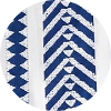 Robe longue à motif géométrique au style affirmé