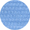 Tankini bleu décolleté plongeant dos croisé