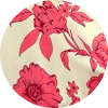 Robe longue fleurie à col haut