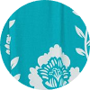 Robe midi florale à col carré et corsage smocké