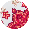 Rosa Paisley Neckholder Tiefer Ausschnitt Monokini-Badeanzug