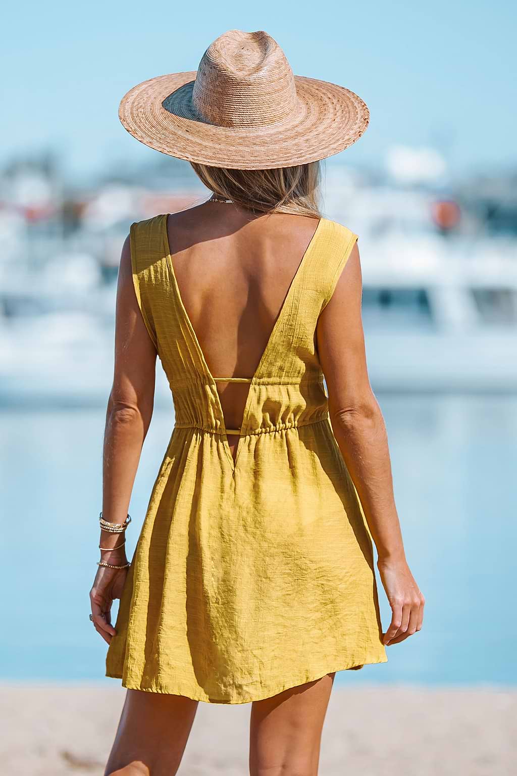 Dual Tie Front Cover-Up Dress