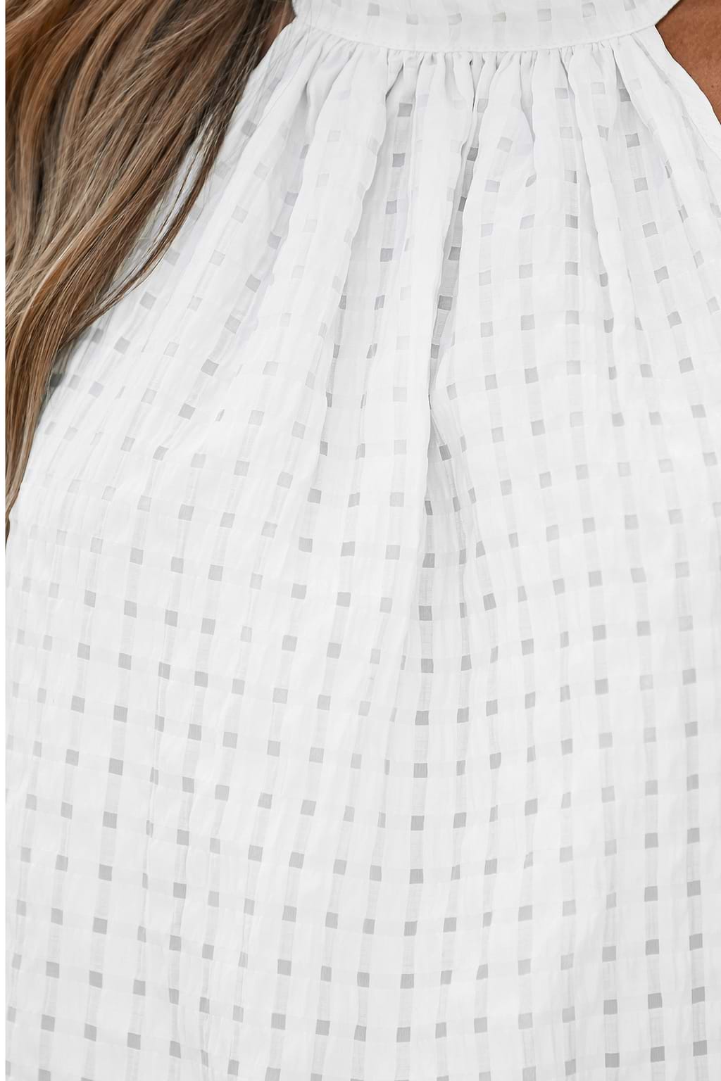 Textured High Neck Cami