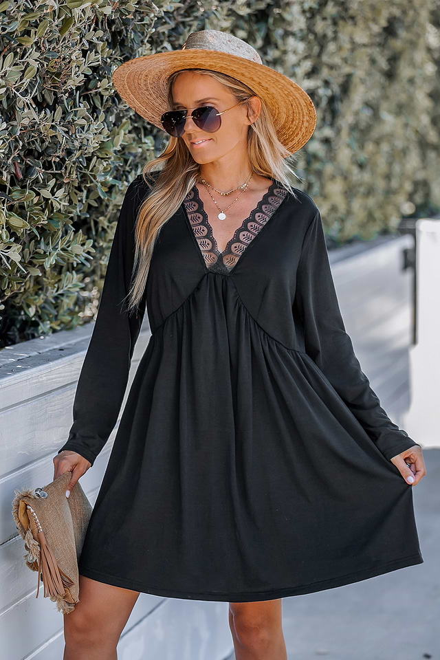plus size lace dress black PinkBlush Black Lace Overlay Maternity Plus Maxi Dress main image 1