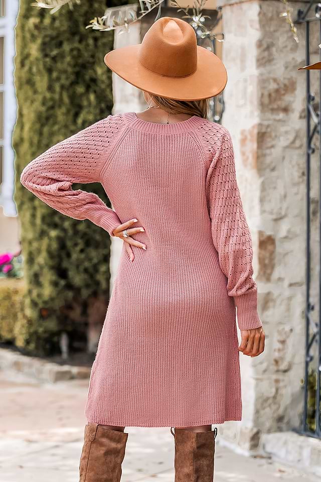 blush pink jumper dress Dress Powder Pink Jumper Sea Glass Jumper Pale Pink