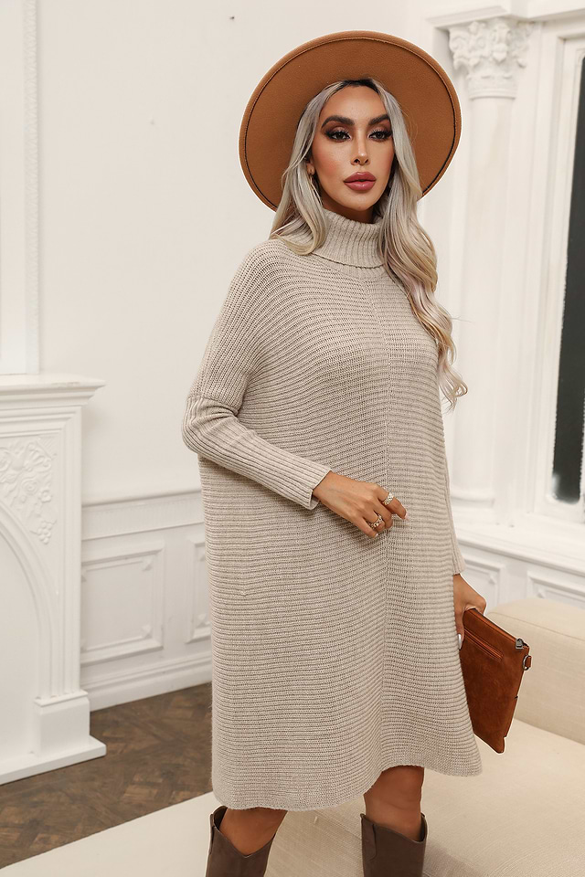 turtleneck sweater mini dress Alice + Olivia