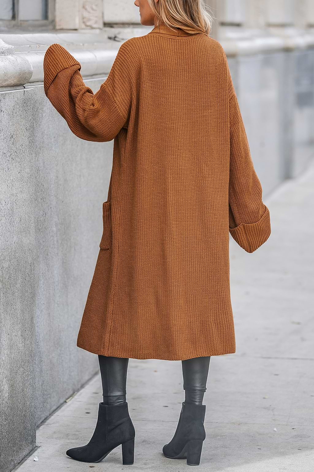 Toasty Open-Front Duster Cardigan