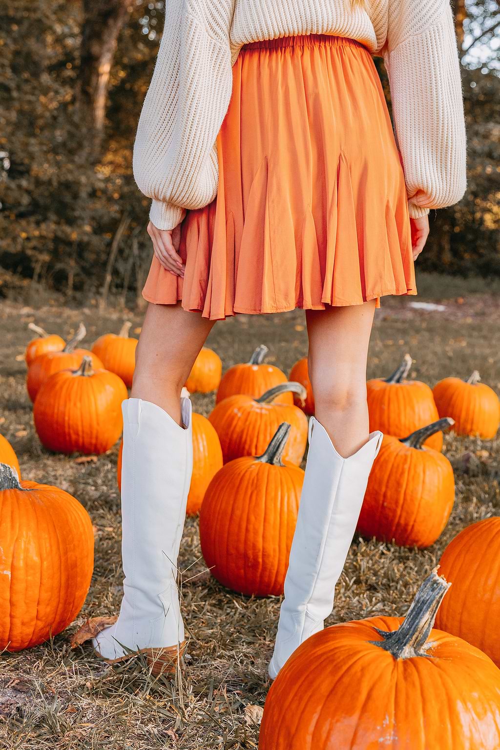 Minifalda con cordón y especias de calabaza