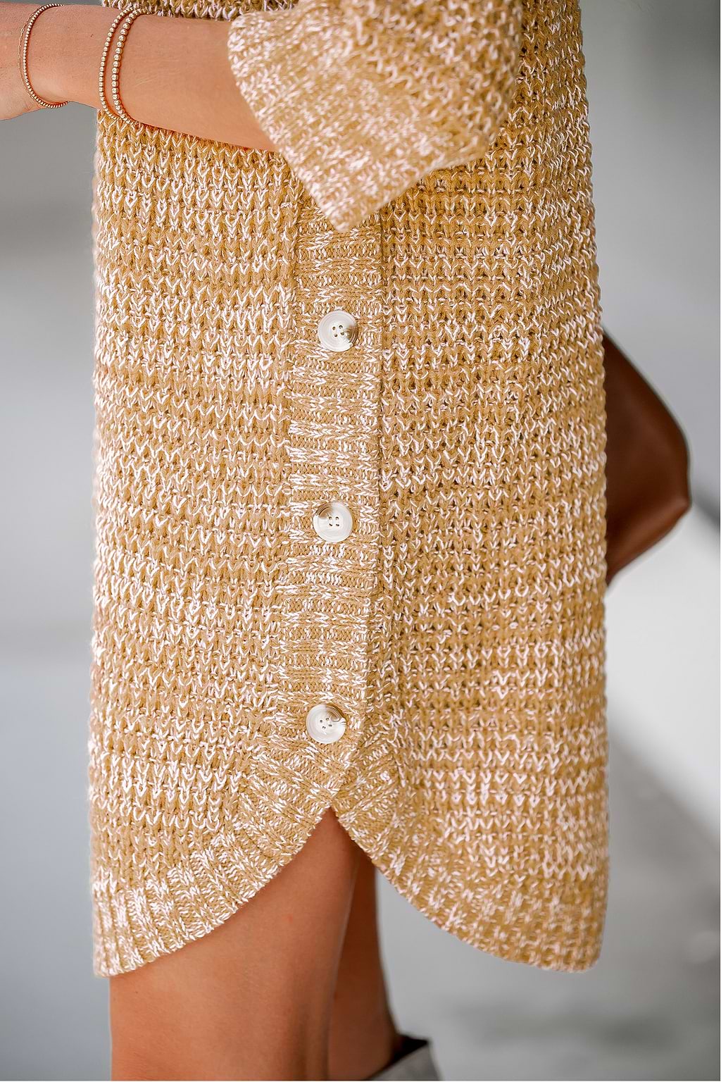 Chunky Knit Turtleneck Jumper Dress