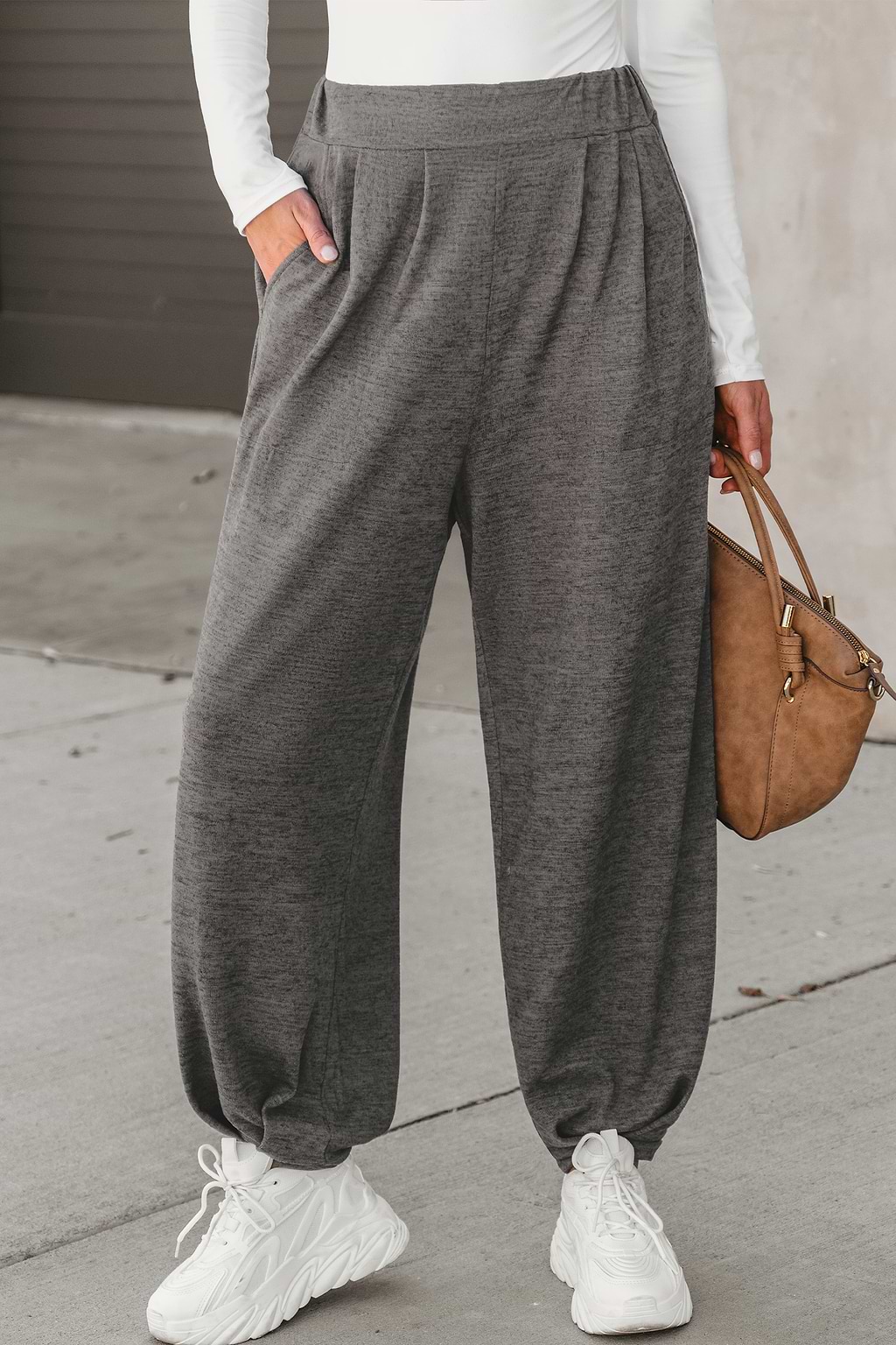 Emerald Green High Waist Joggers