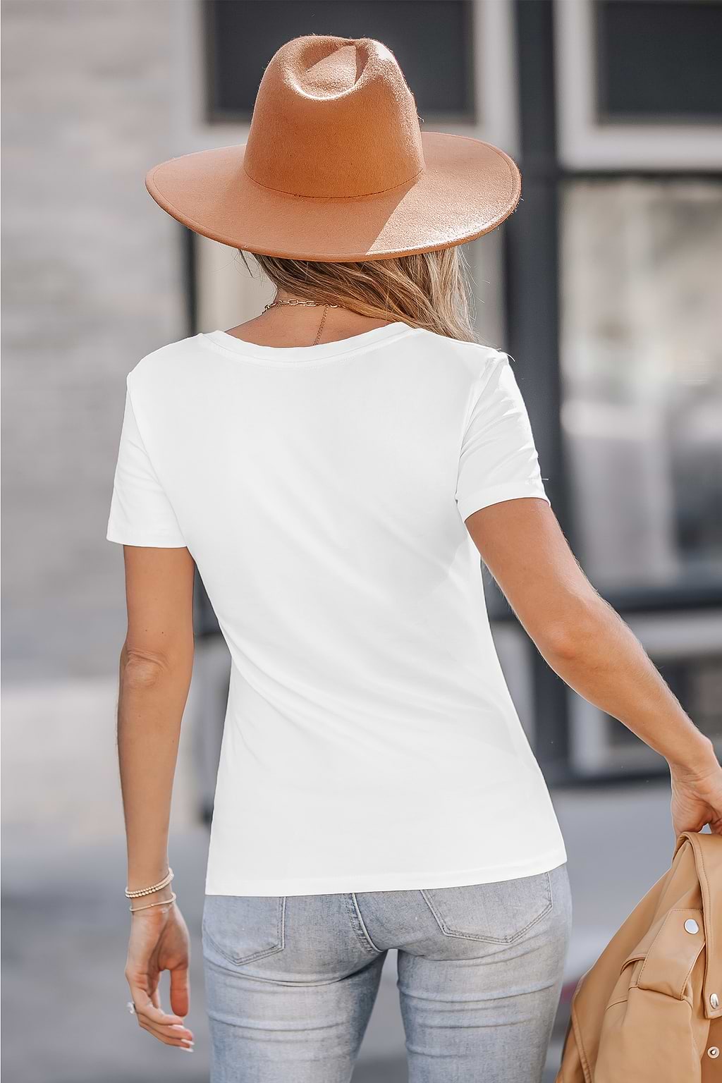 V-Neck Short Sleeve Tee