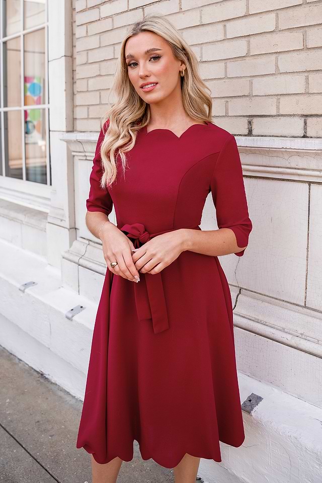half sleeve midi dress Tied Slit Printed Green / M The Katrina Half Sleeve Floral Maxi Dress blends modest elegance with everyday comfort Silk Rib Half Sleeve Midi