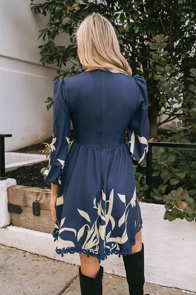 sachin and babi light blue dress White Embroidered Dress - A-Line Midi Dress - Tie-Strap Dress