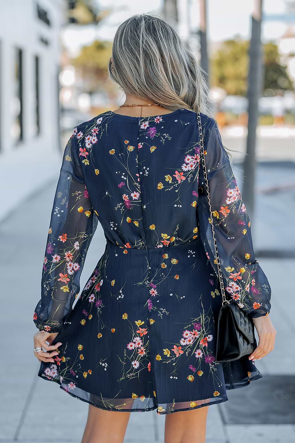 Navy Floral Dream Dress