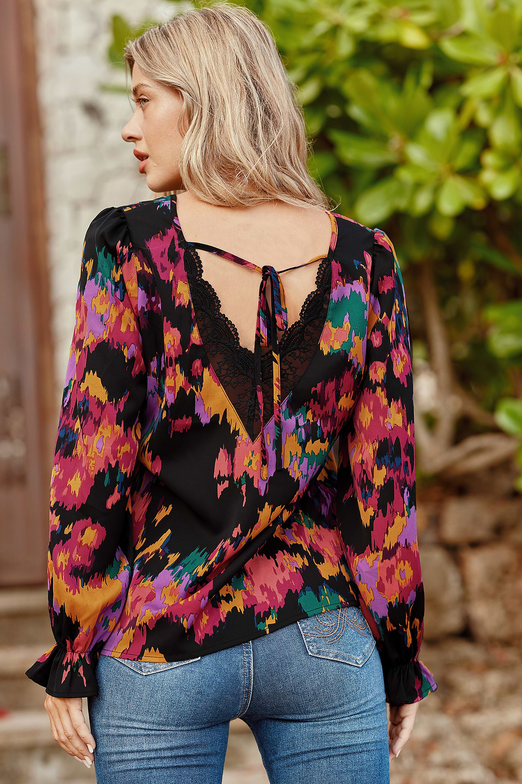 Blusa acuarela abstracta