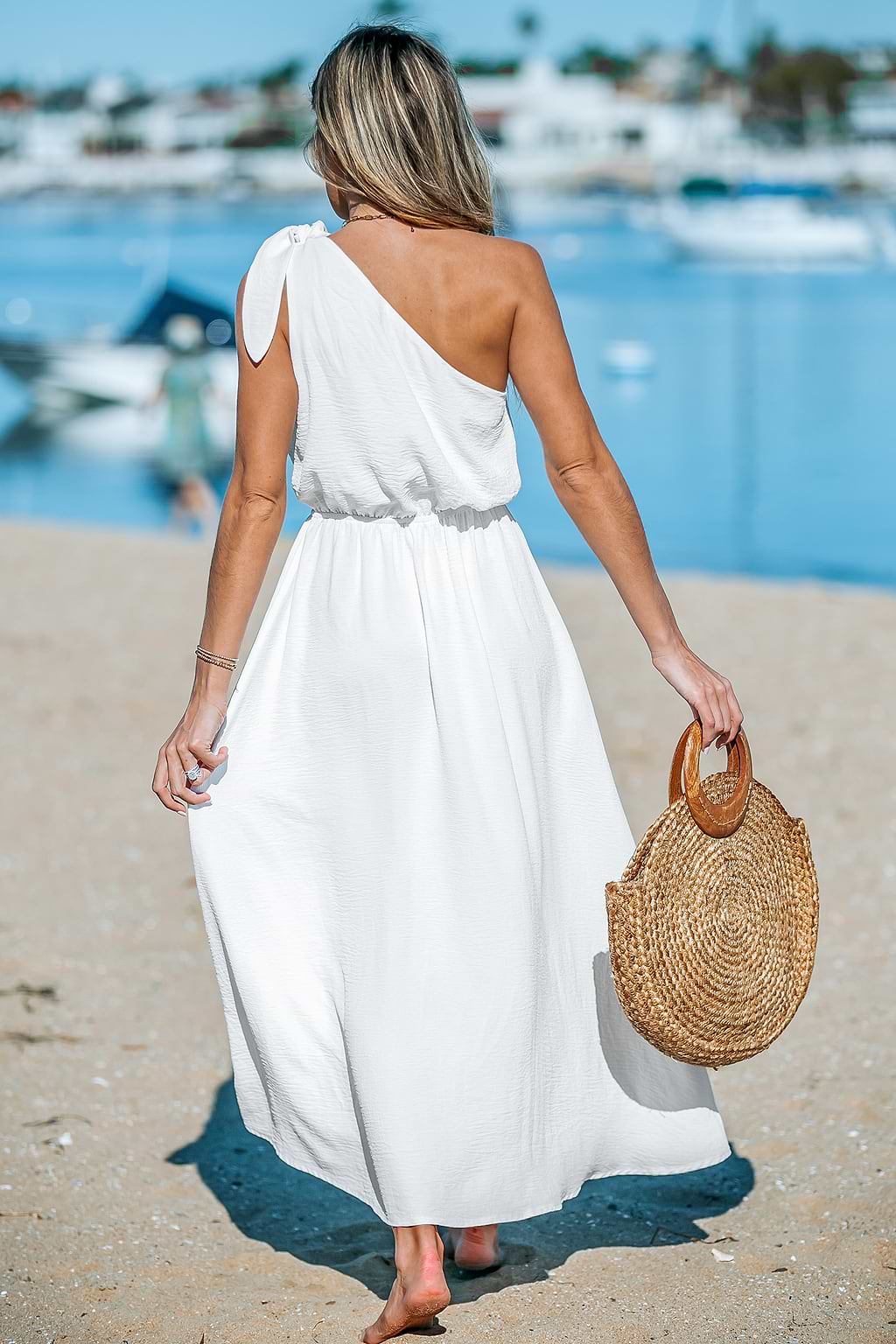 Breezy Bliss One-Shoulder Cover-Up