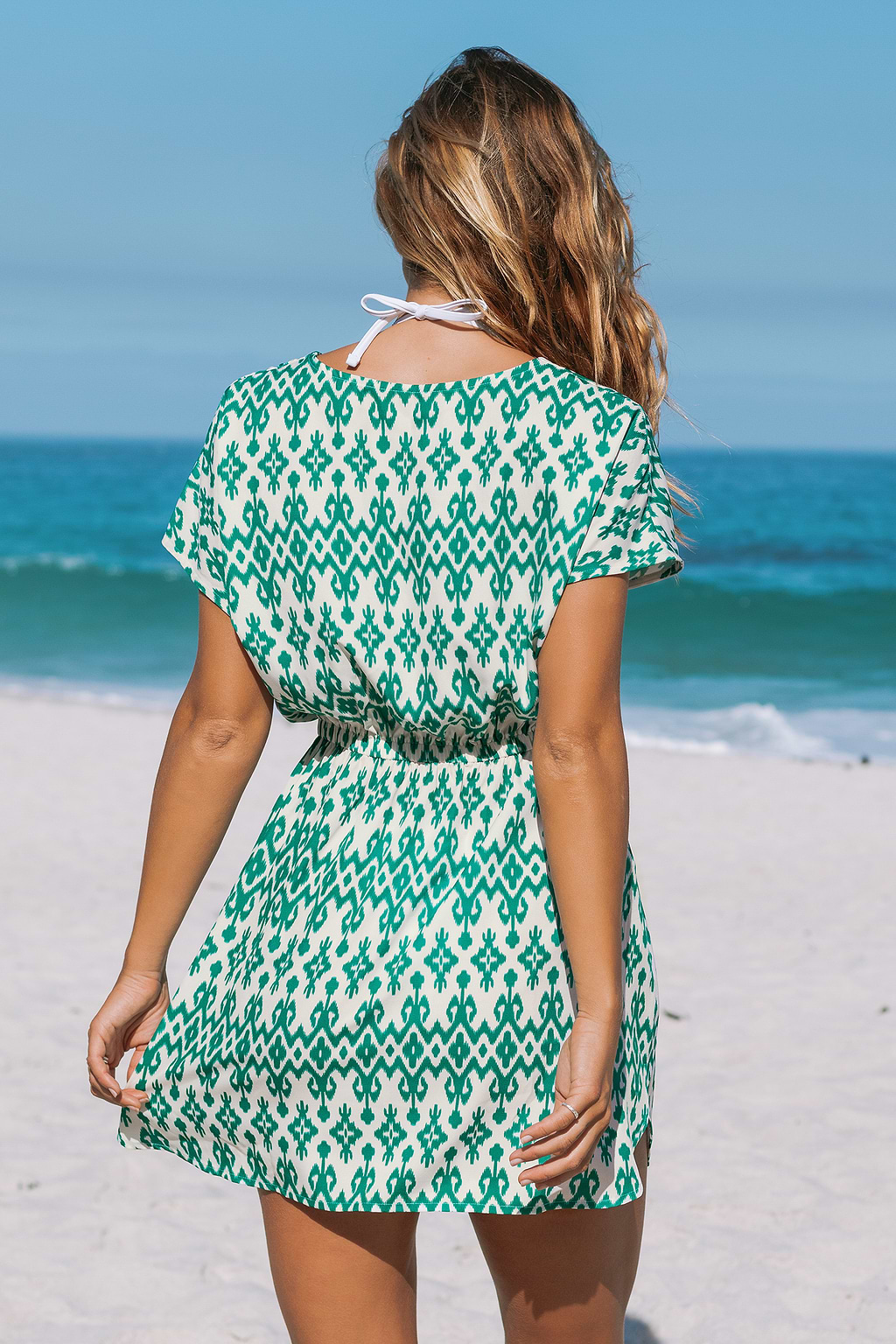 Geo Dolman Sleeve Cover-Up