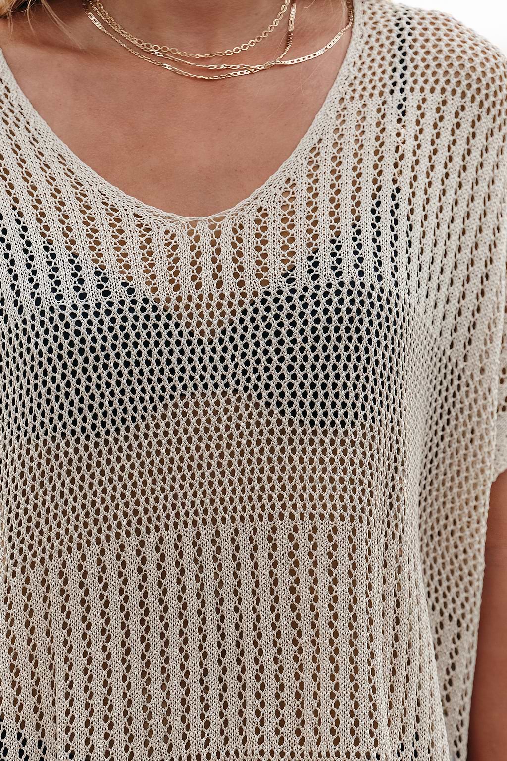 Oversized Knit Cover-Up