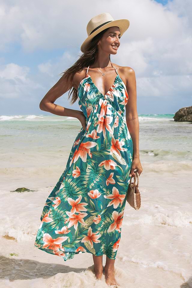 western halter dress Horse Print Jacquard Halter Vest Top main image 0