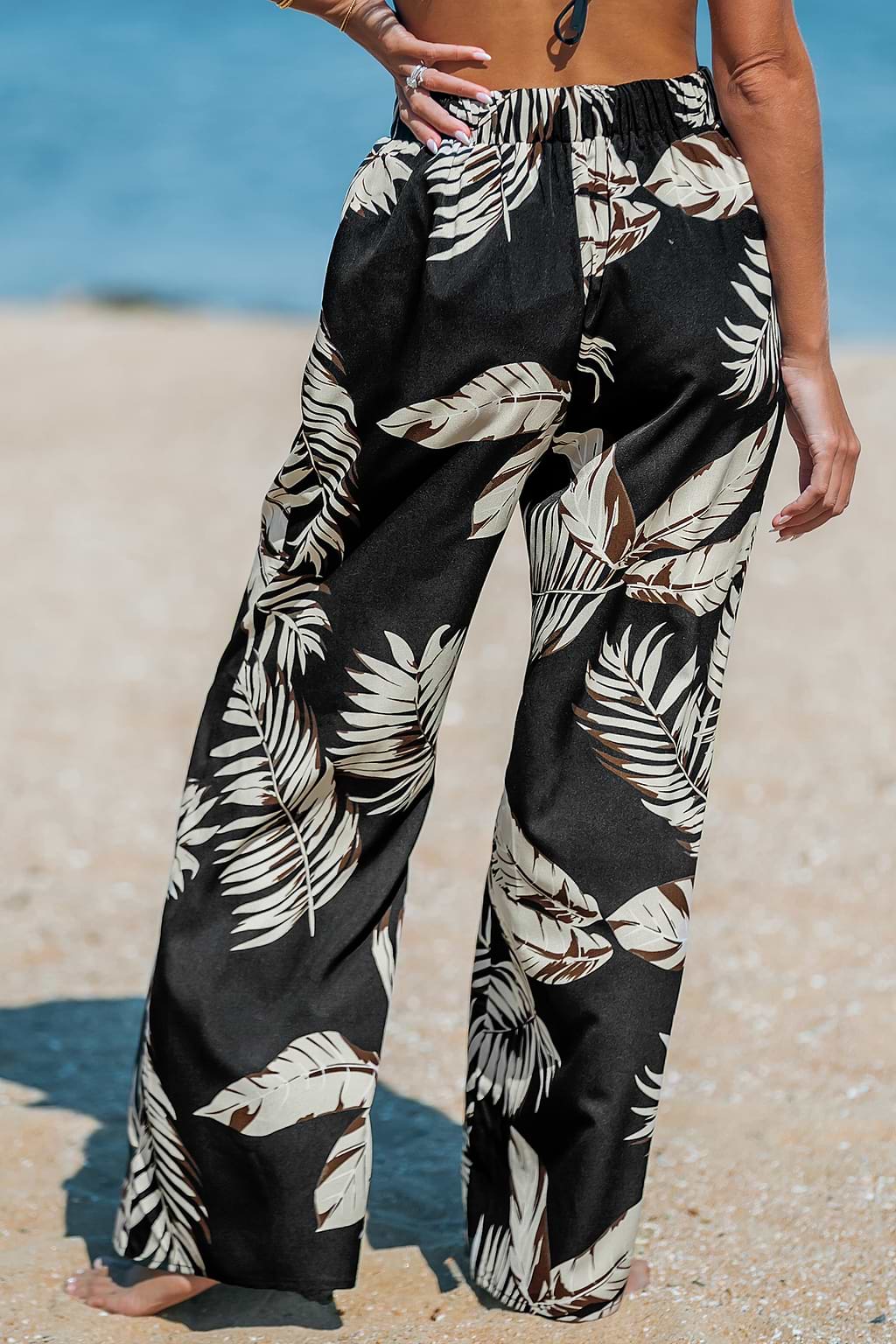 Midnight Tropics Straight Leg Pants