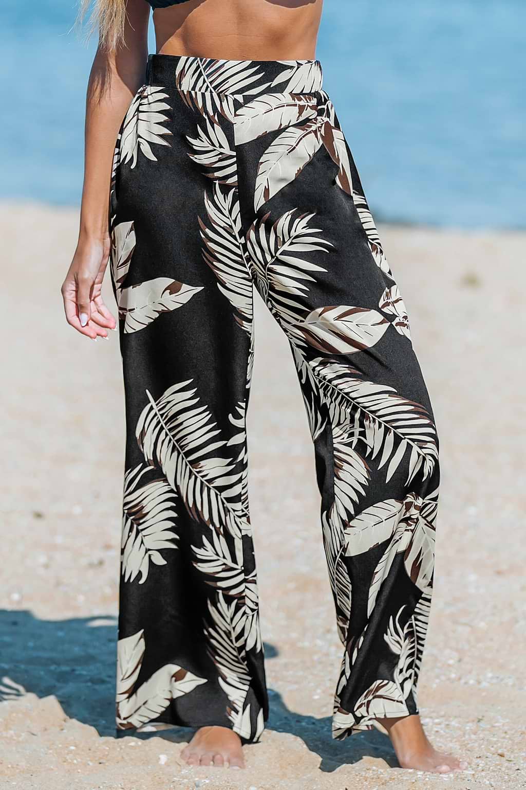 Midnight Tropics Straight Leg Pants