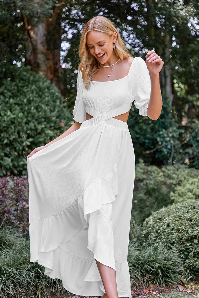blue and white striped dress women Women's Knit Maxi – Lucca Couture Color:M-Emerald Boho Sheer Dress Cowboy Boots combined with but never rigid