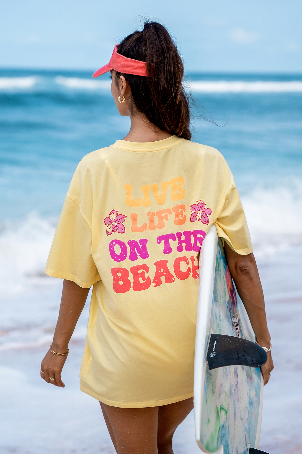 Yellow Round Neck Half Sleeve Tee