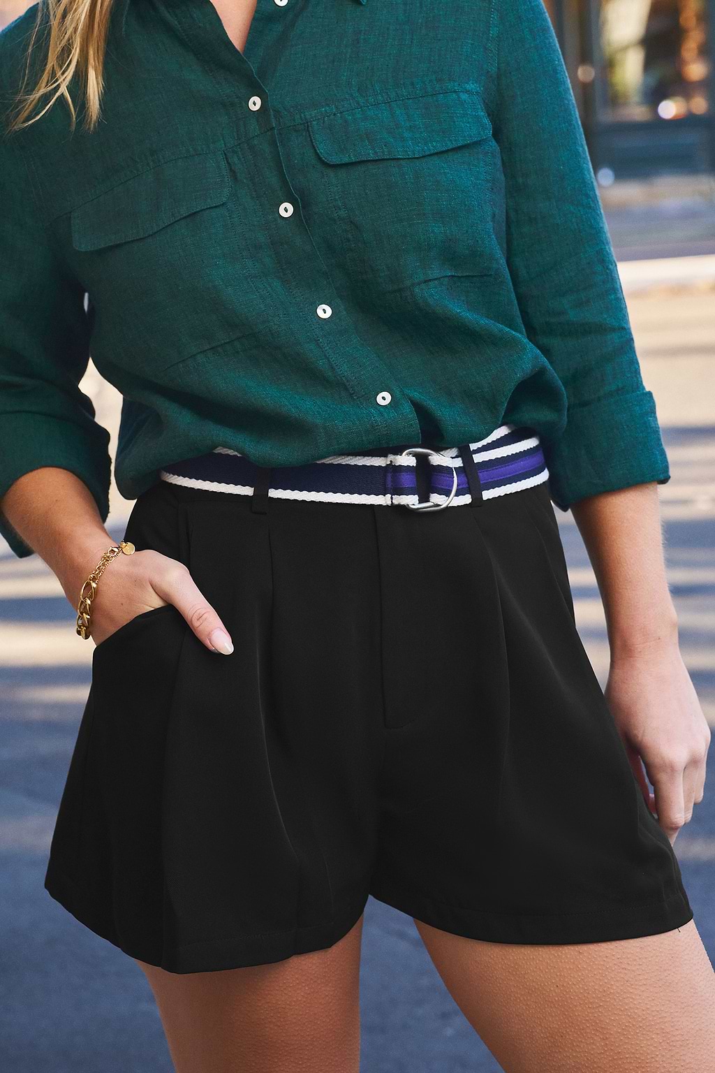 Onyx High Waist Shorts